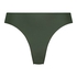 Lace Back Invisible Thong, Green