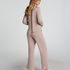Essential Jersey Long-Sleeved Jacket, Beige