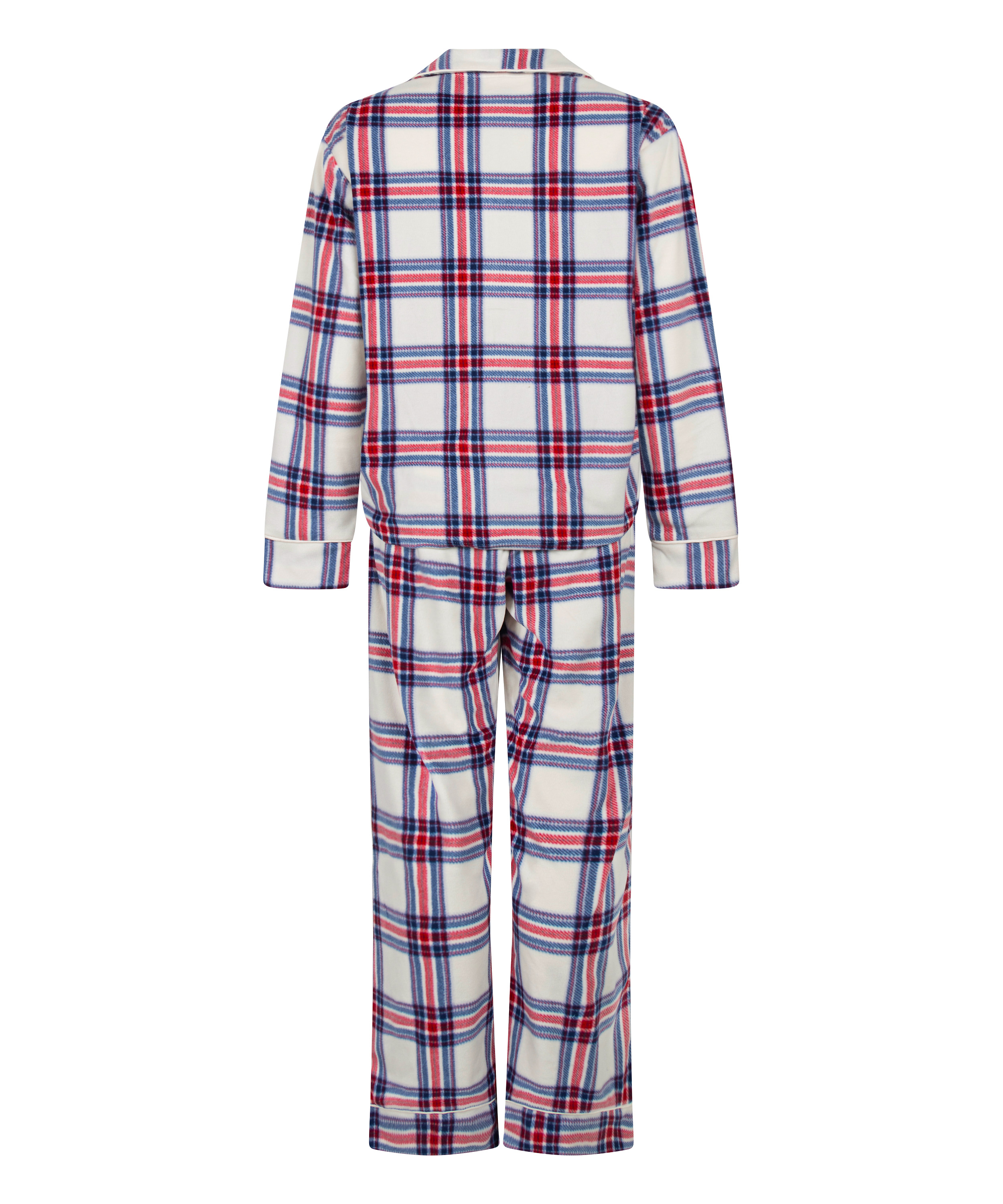 Pyjamaset Polar Fleece, White, main