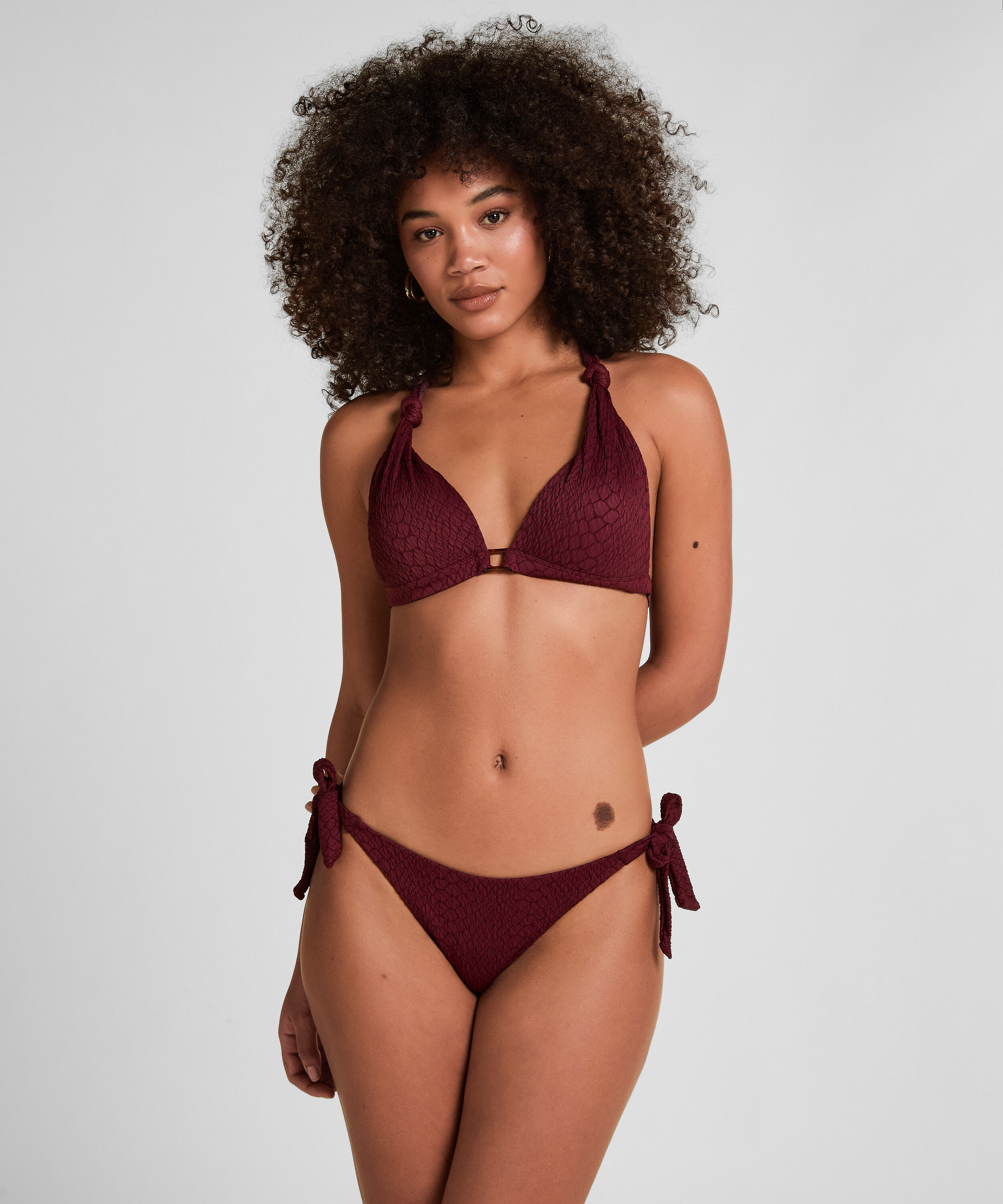 High Waisted Shaping Bikini Bottom Aruba, Purple