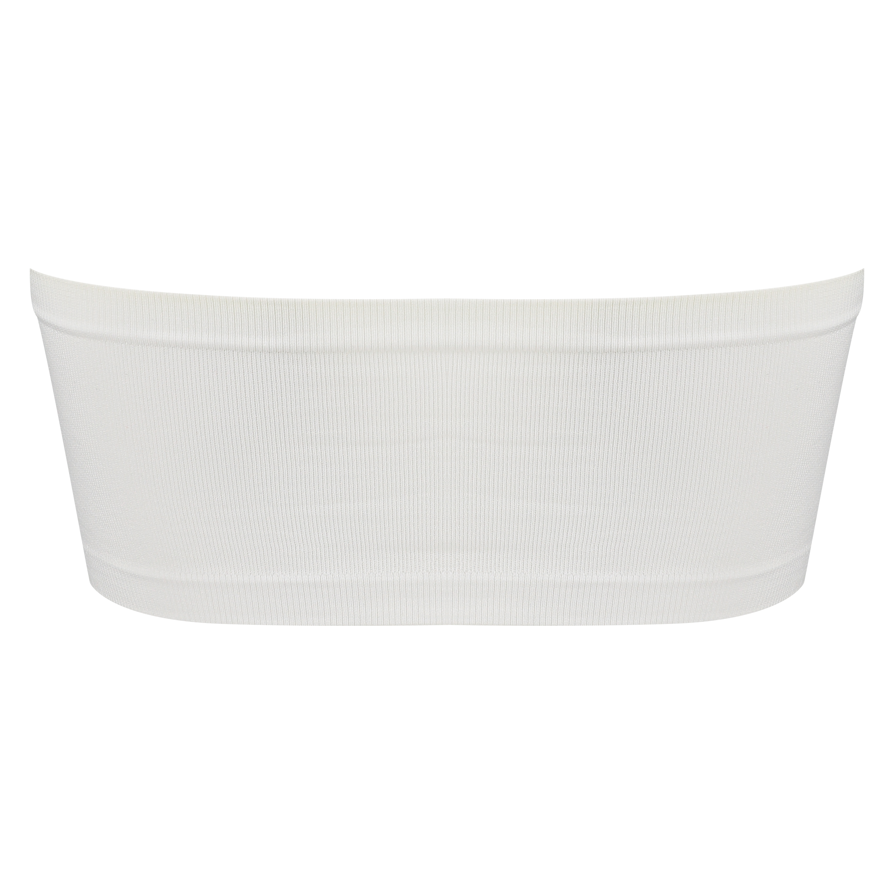 Seamless bandeau top, White, main