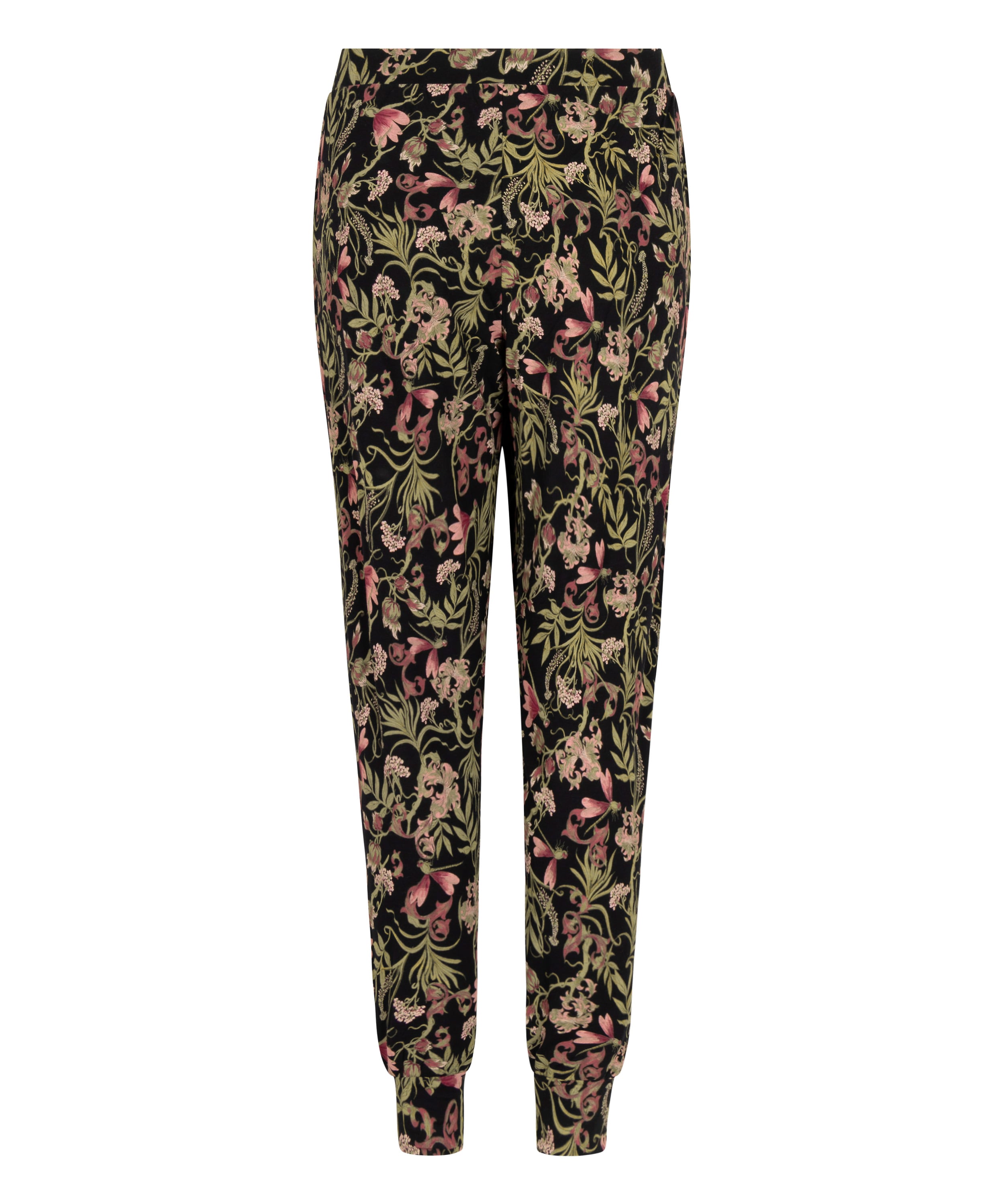 Jersey Pyjama Pants, Black, main