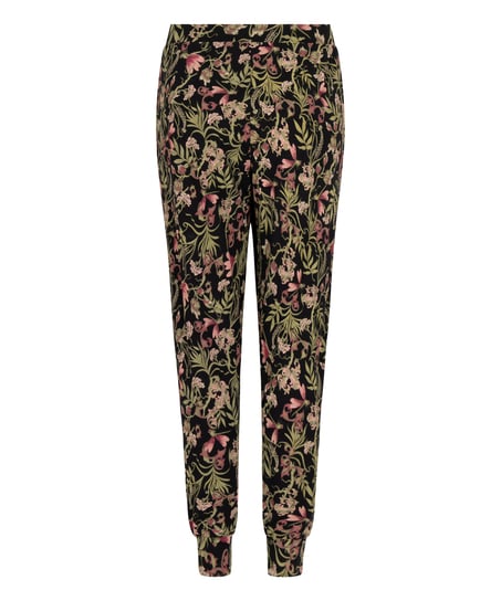 Jersey Pyjama Pants, Black
