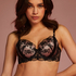 Steph Padded Underwired Bra, Black
