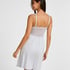 Nora Lace Slip Dress, Blue