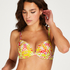 Marrakesh Padded Push-Up Bikini Top, Green