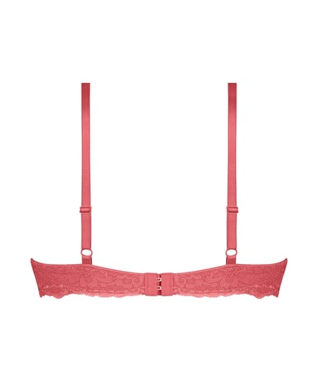 Marine Padded Underwired Bra, Red