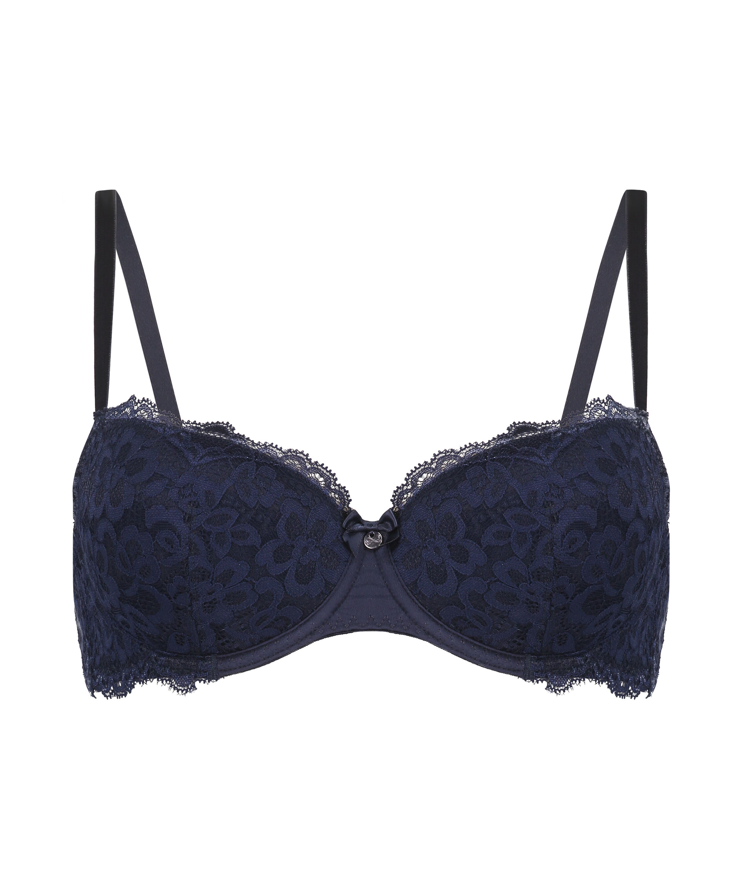 Marine Padded Underwired Bra, Blue