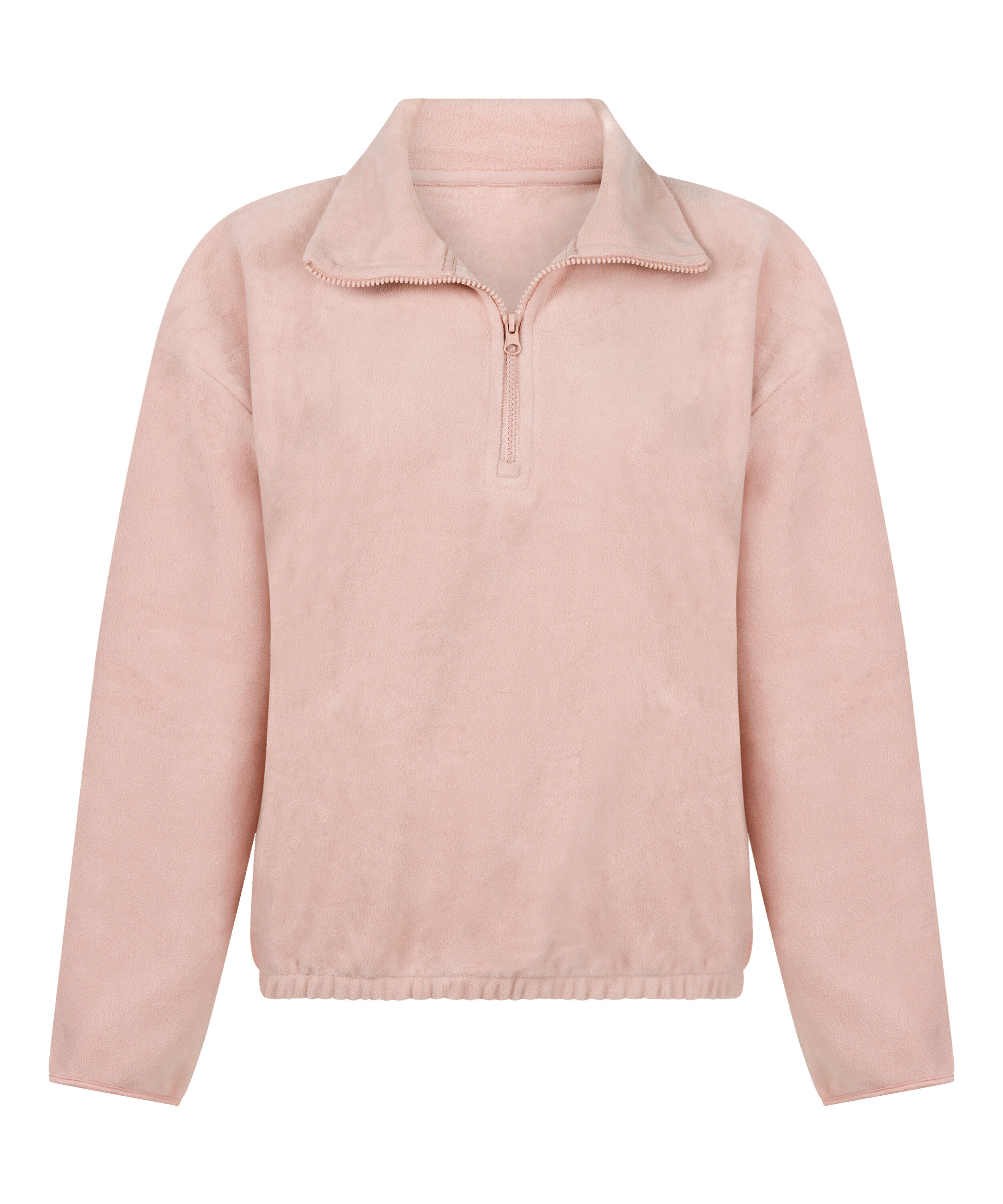 Top Half Zip Sporty Fleece, Pink