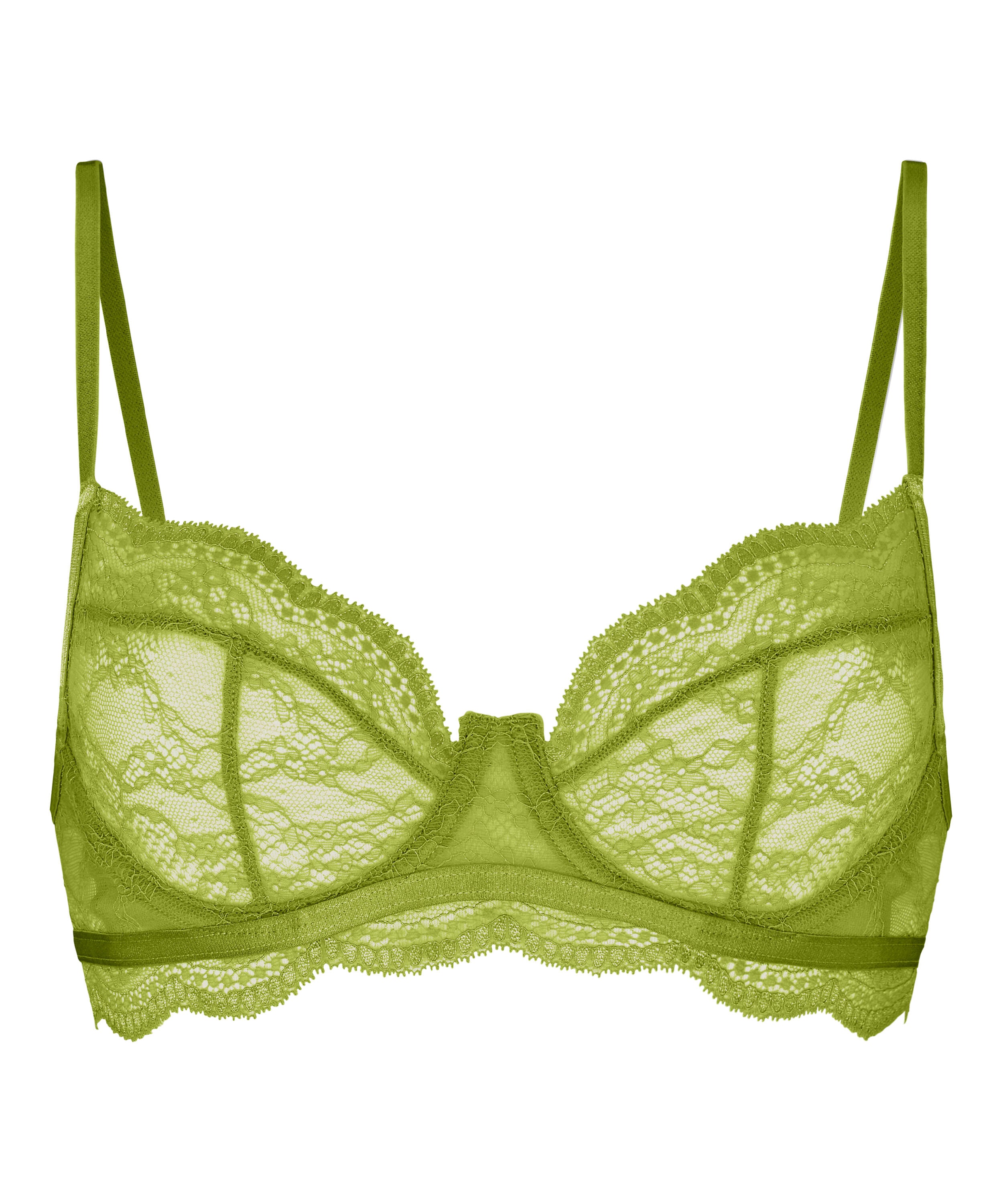 Isabelle Non-Padded Underwired Bra, Green