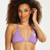 Libby triangle bikini top, Purple