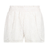 Lace shorts, White