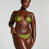 Yucatan High-Leg Bikini Bottoms, Green