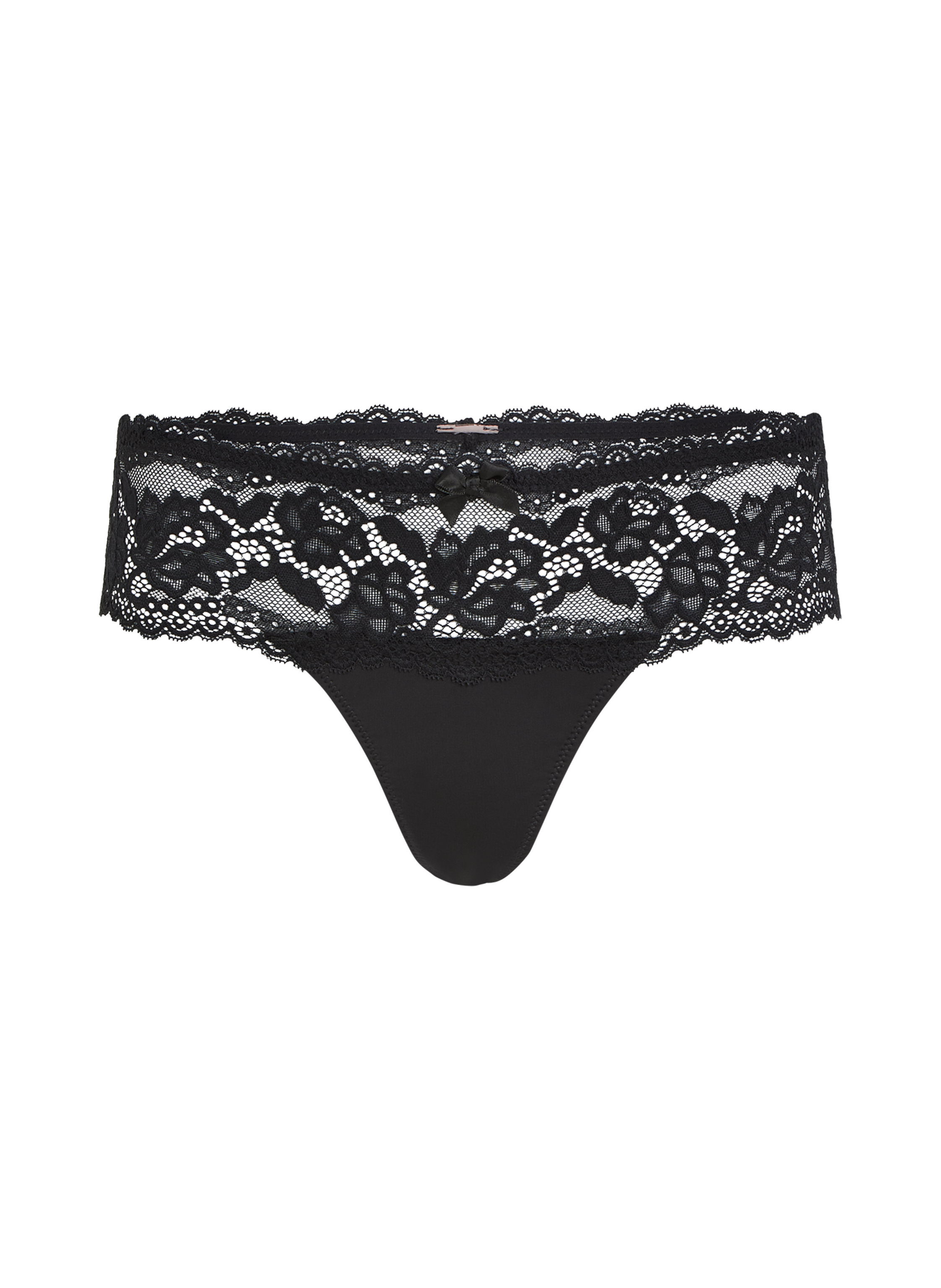 Florence 3-pack boxer thongs, Black, main