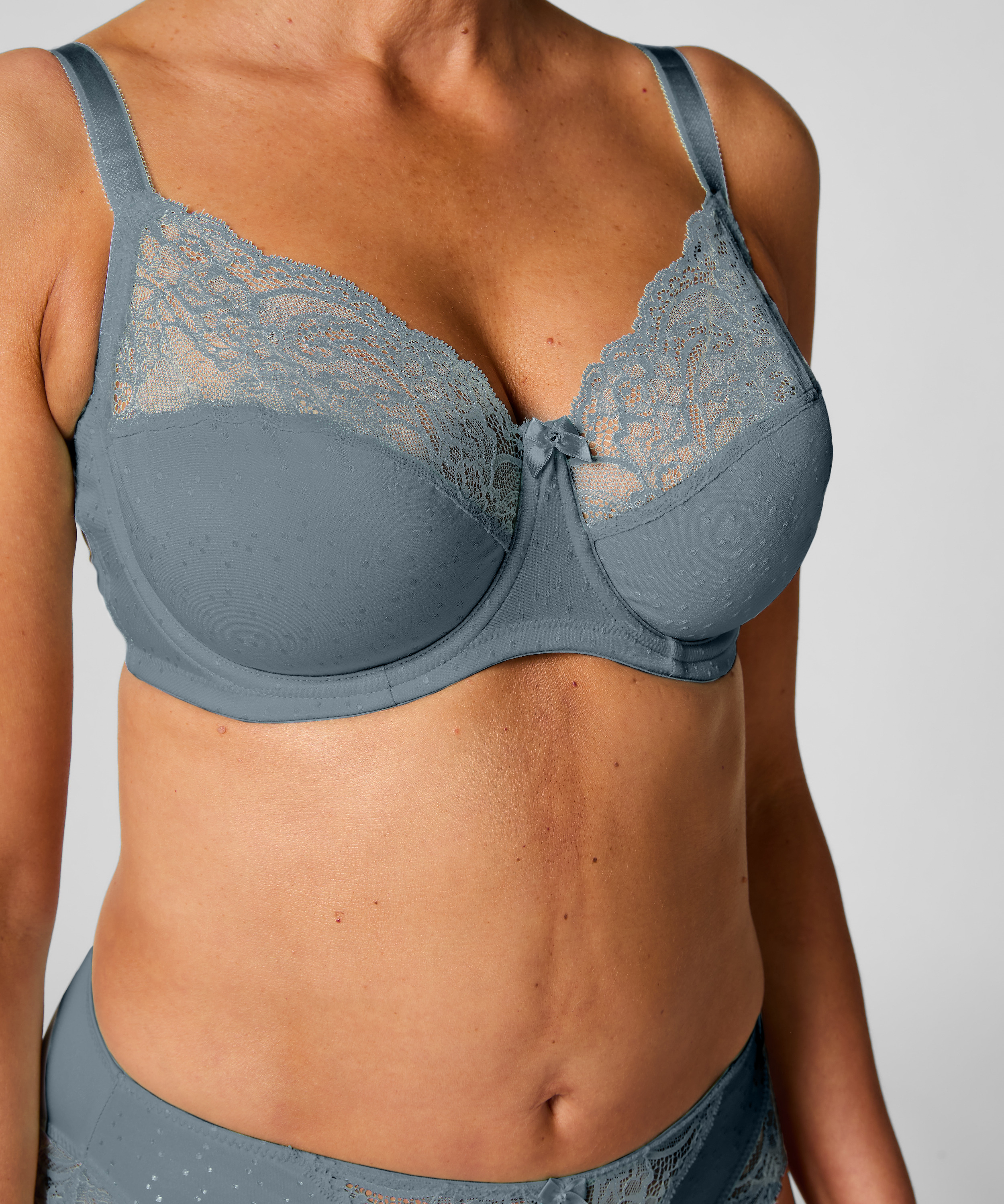 Sophie Non-Padded Underwired Bra, Blue, main