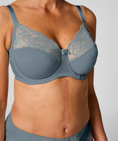 Sophie Non-Padded Underwired Bra, Blue