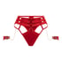 Noeki High-Waisted Highleg Thong, Red