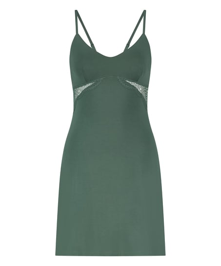 Nova Jersey Slip Dress, Green