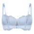 Teddy Padded Underwired Bra, Blue