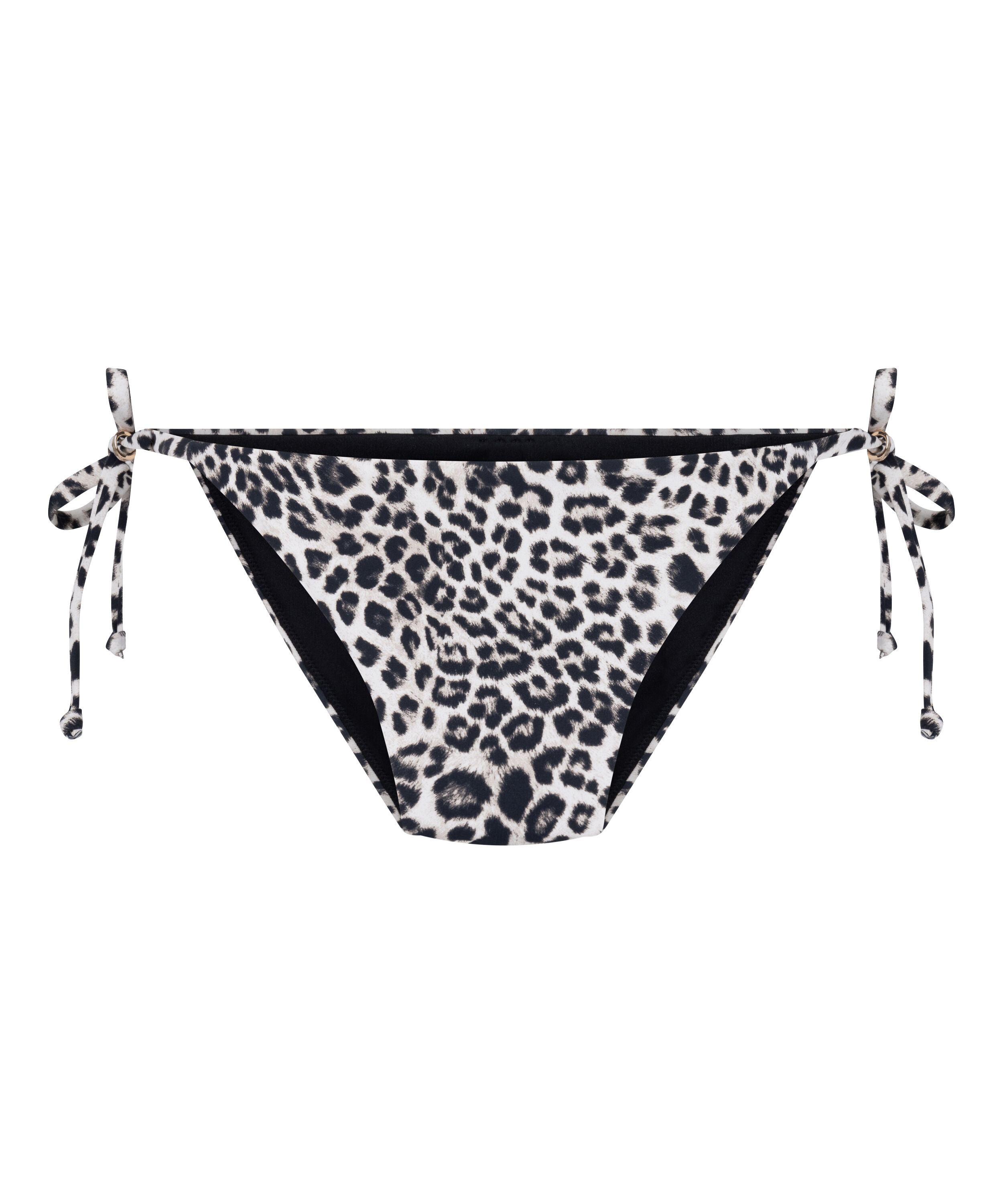 Cheeky Bikini Bottom Leopard, Black