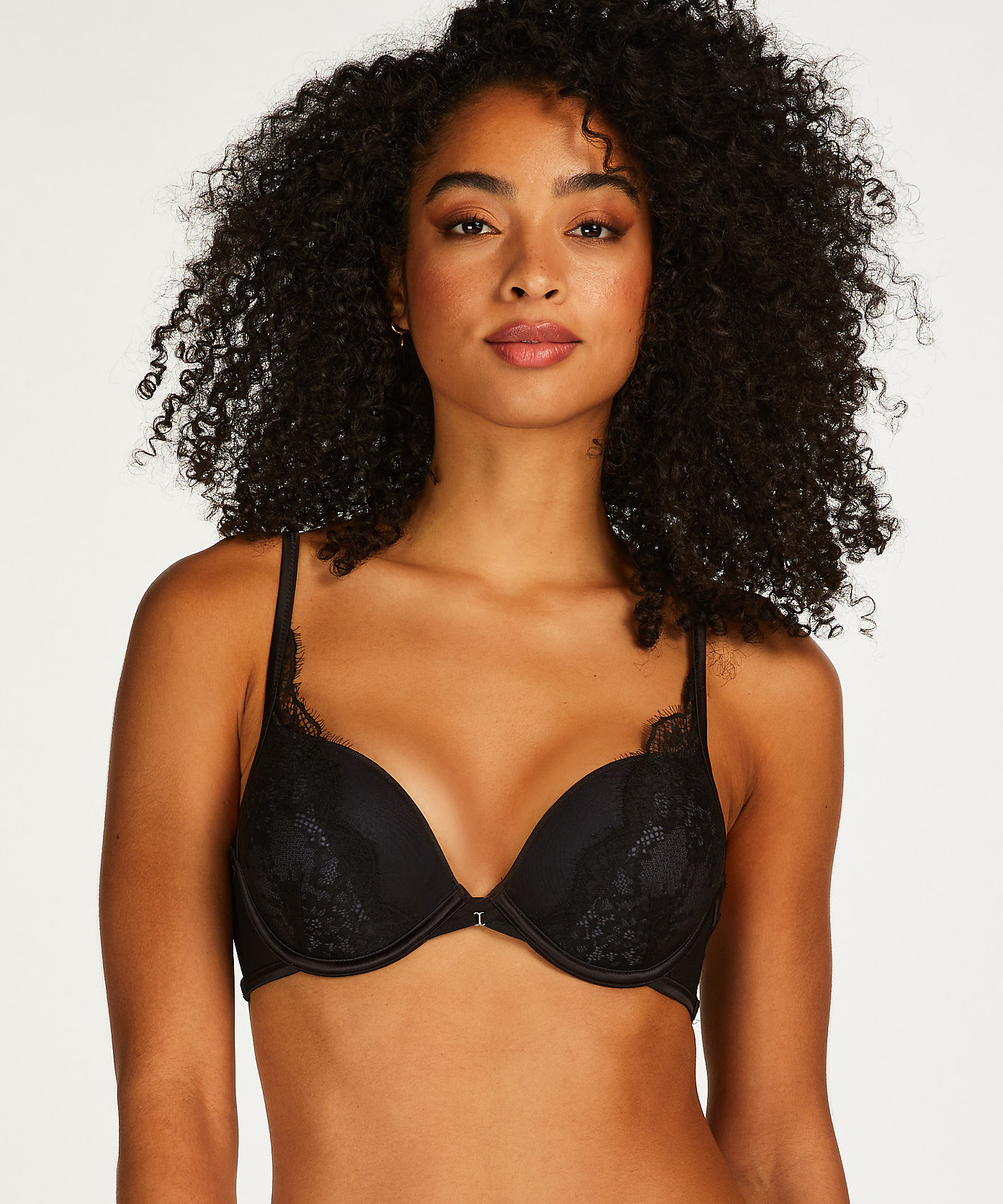 Elissa Padded Maximizer Underwired Bra, Black, main