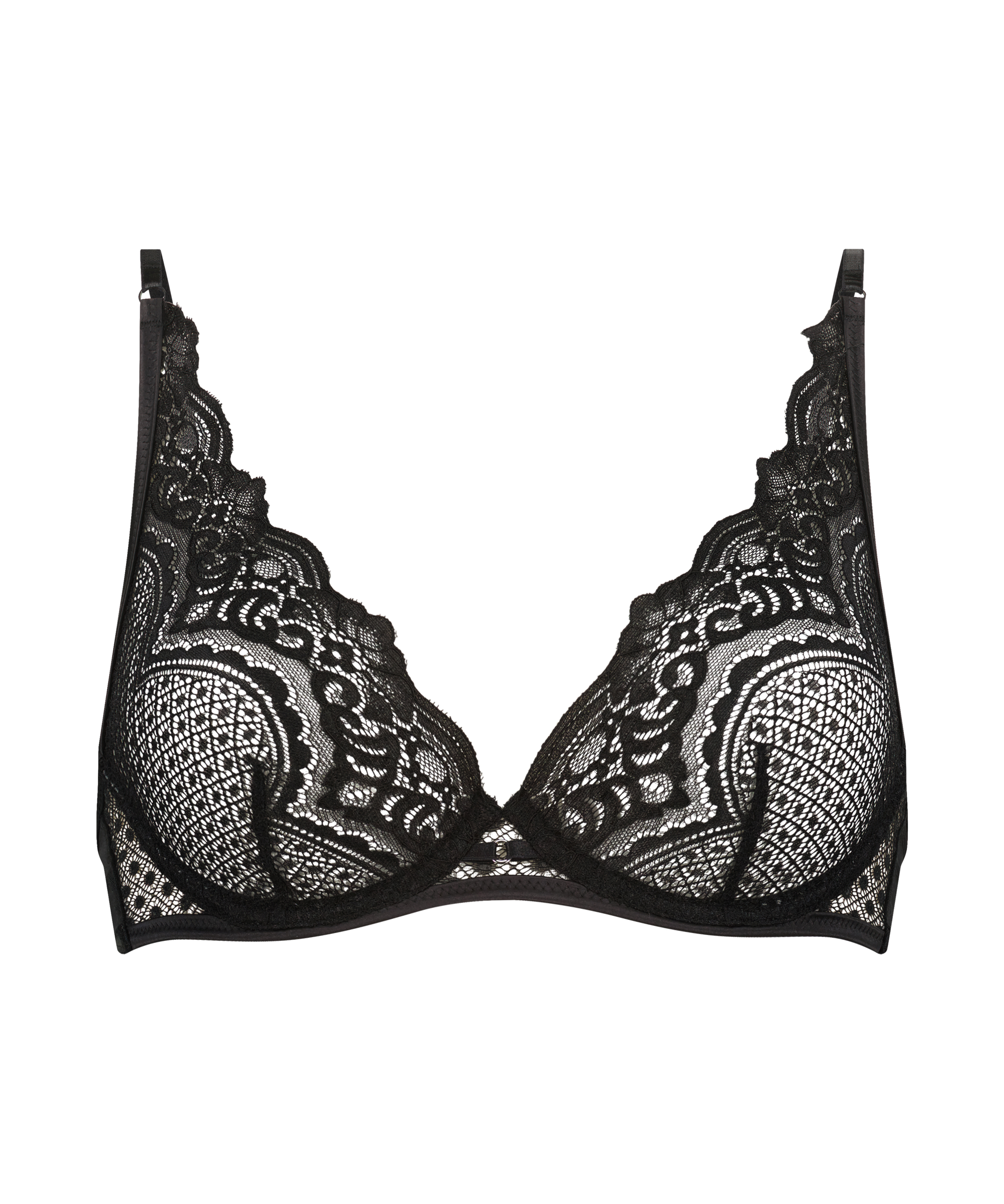 Lotta Non-Padded Underwired Bra, Black, main