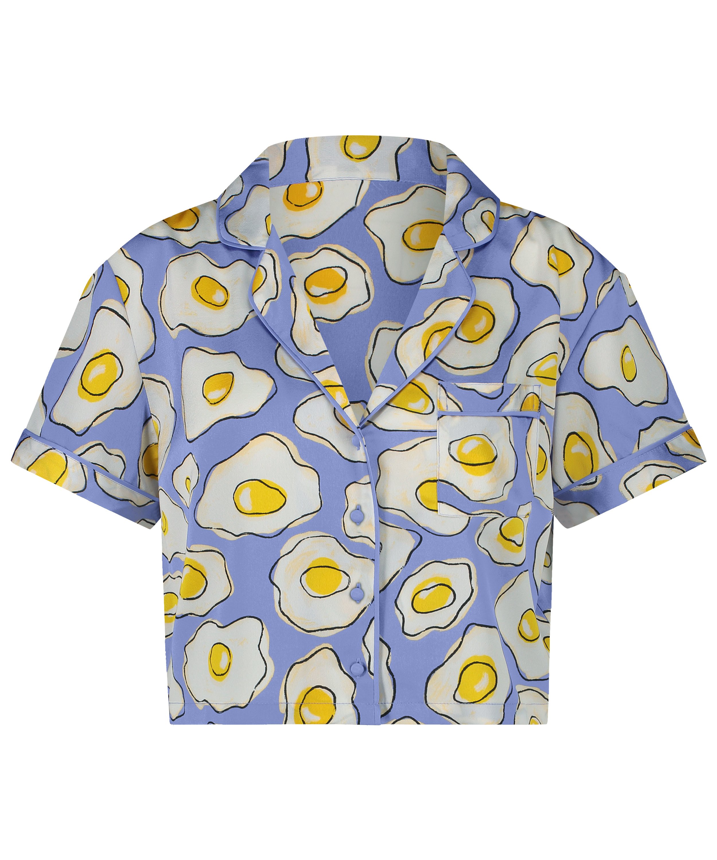 Satin Short-Sleeved Jacket, Purple, main