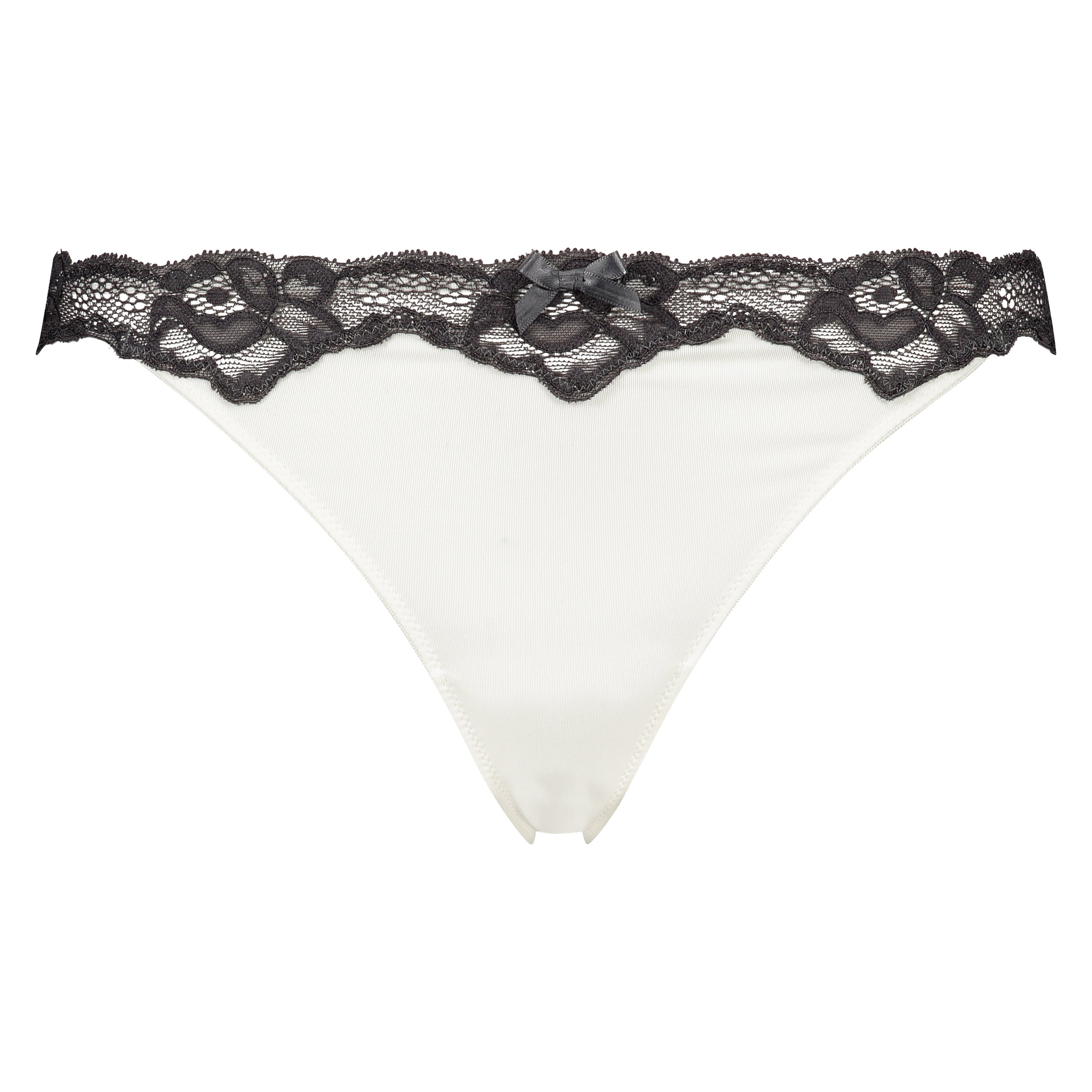 Secret Lace Thong, White, main