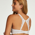Lace Back Detail, White