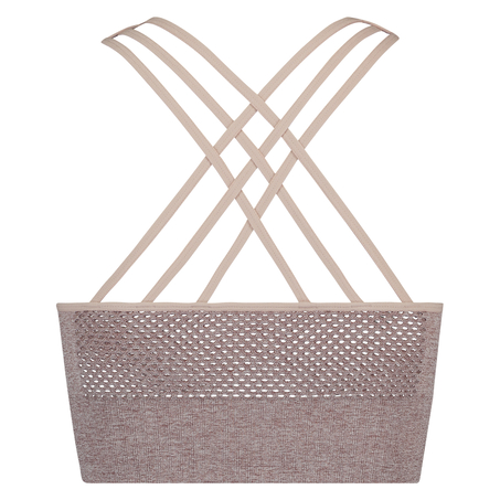 HKMX Highneck Ombre Level 2 Sports Bra, Pink