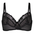 Non-Padded Underwired Bra Peonie, Black
