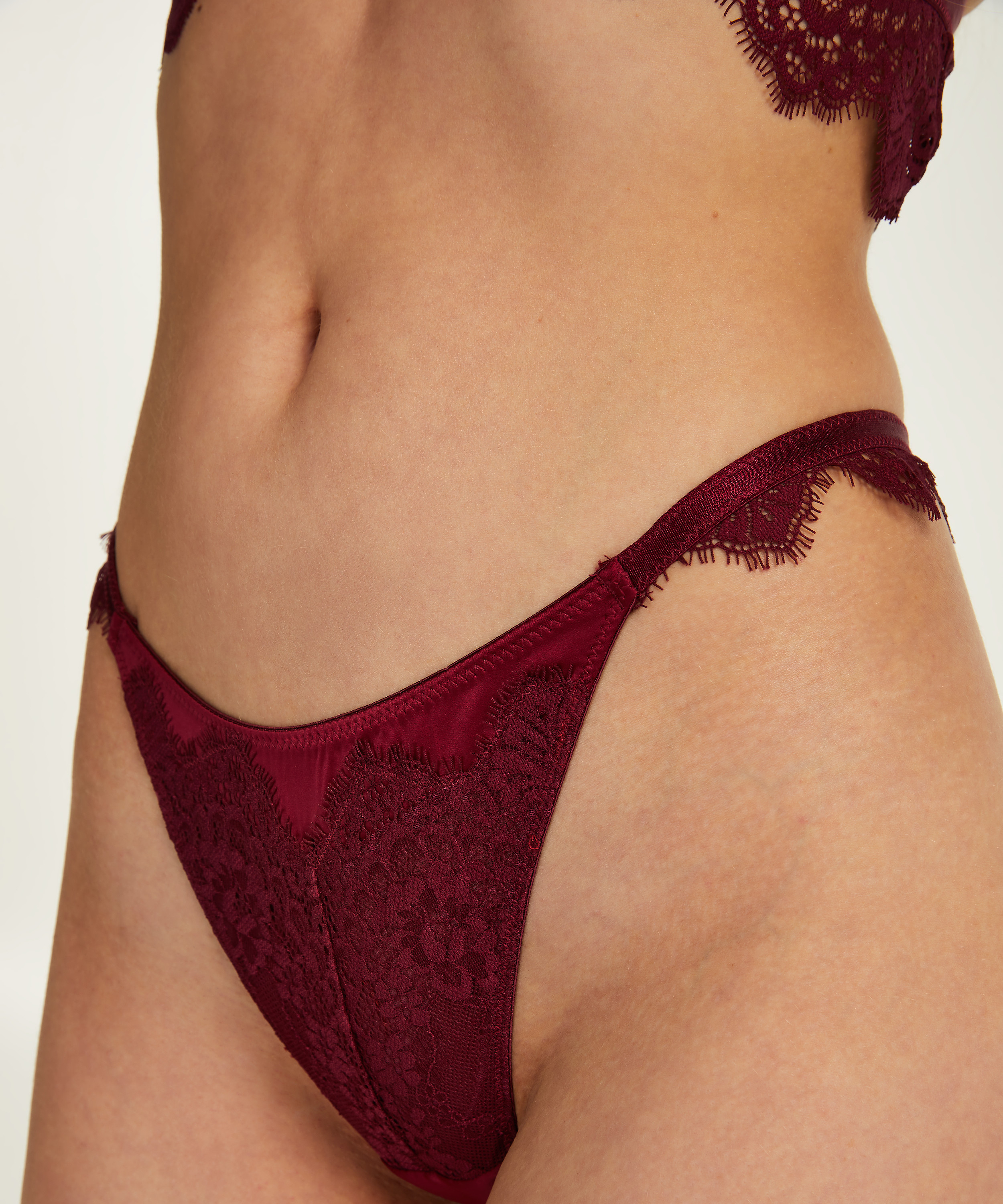 Violet High Leg Thong, Purple, main