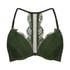 Saffron Padded Underwired Push-Up Bra, Green