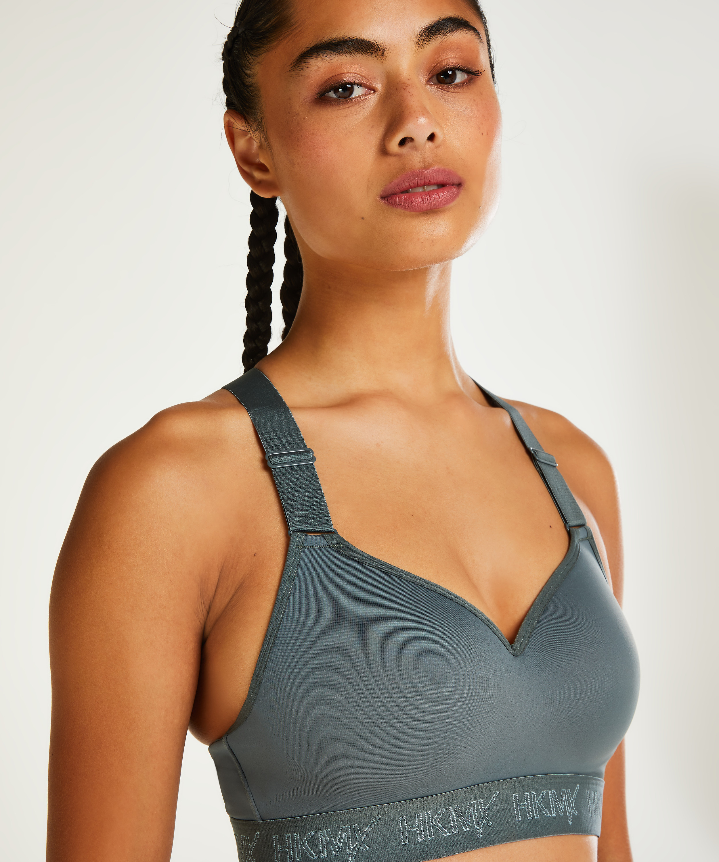 HKMX Sports bra The All Star Level 2, Green, main