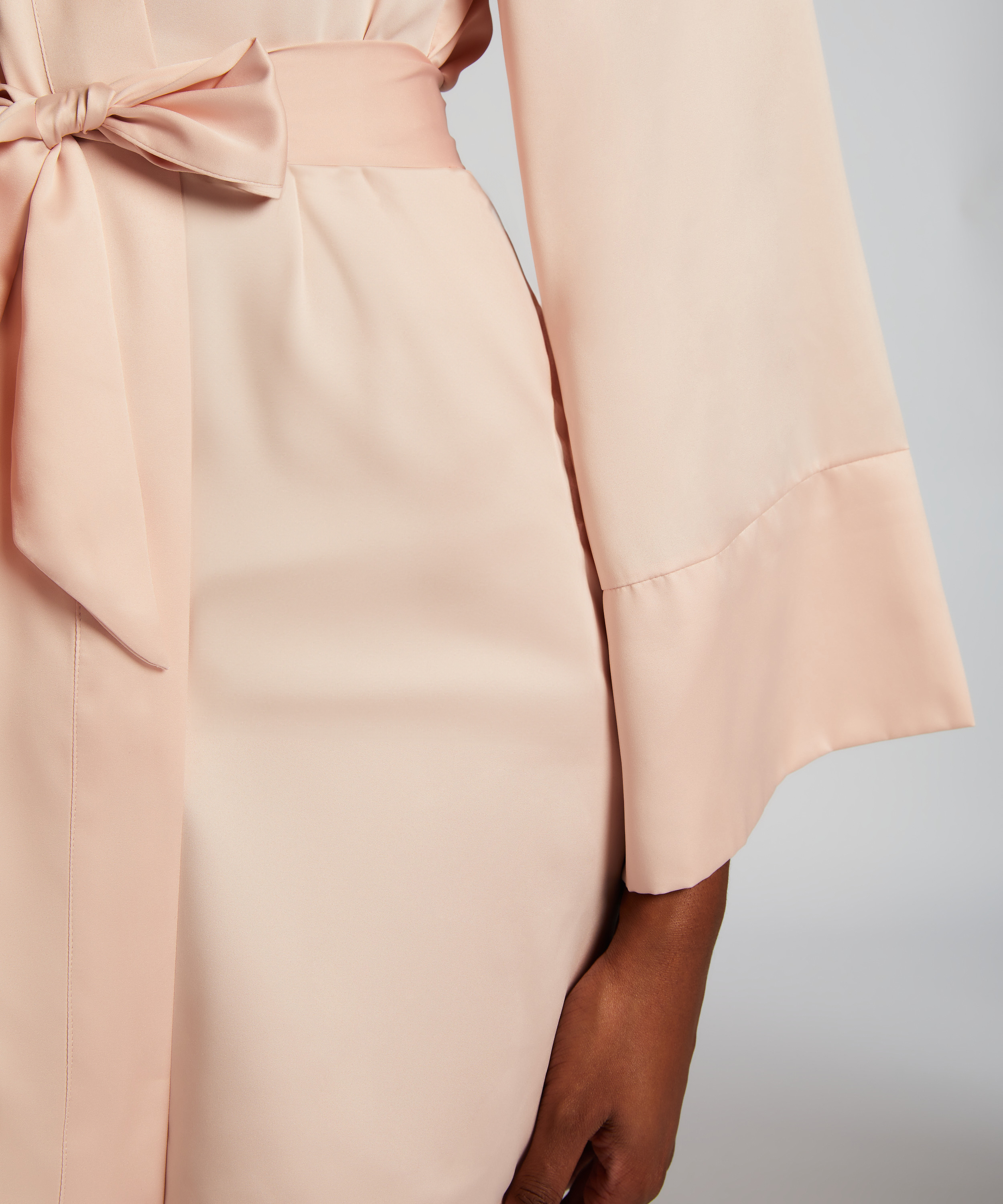 Satin Kimono, Pink, main