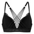 Sabrina Padded Underwired Push-Up Bra, Black
