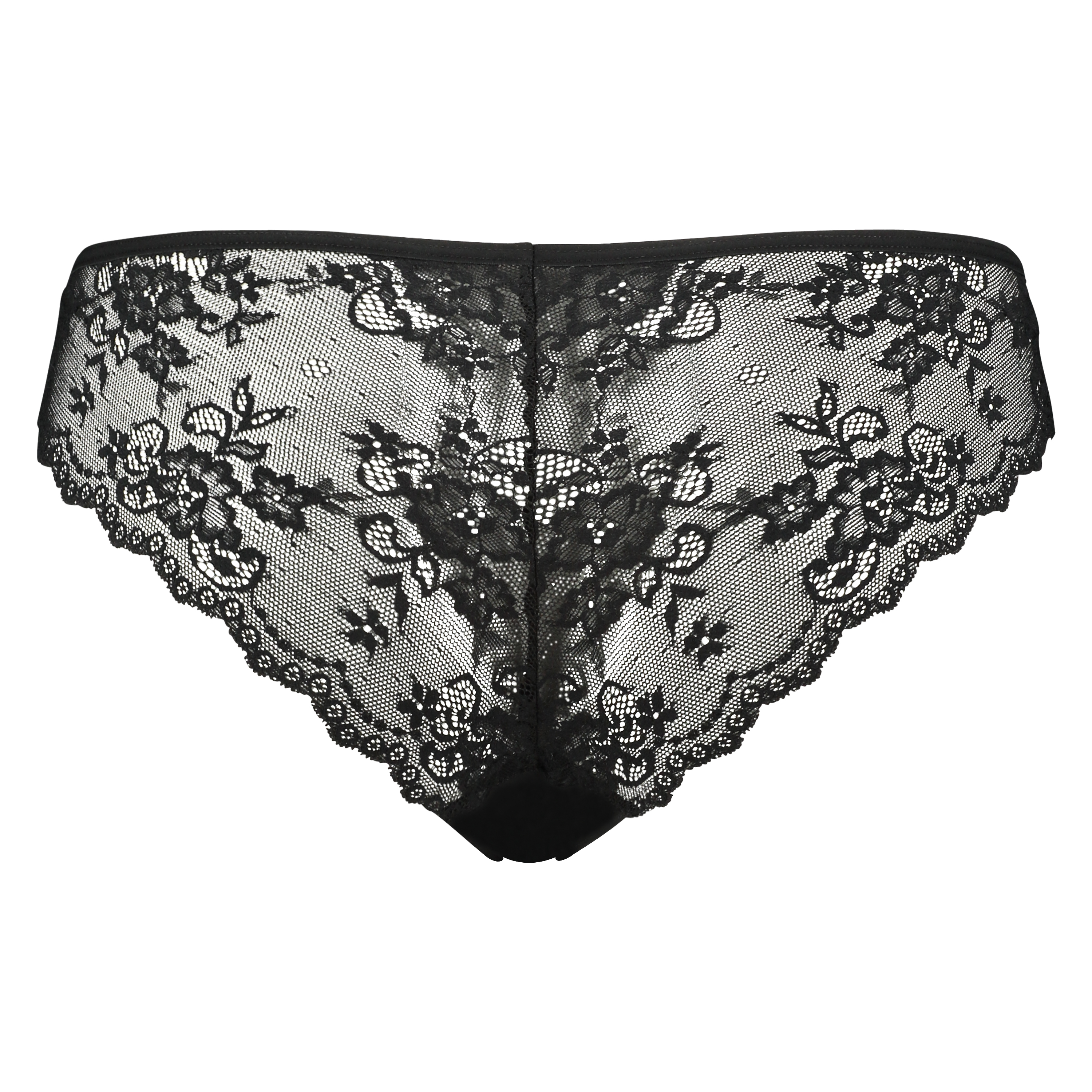 Invisible Lace Back Brazilian, Black, main