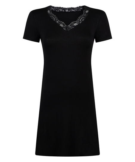Nightshirt Jersey, Black