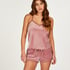 Velvet Lace Cami, Pink