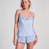 Cami Satin Minimal, Blue