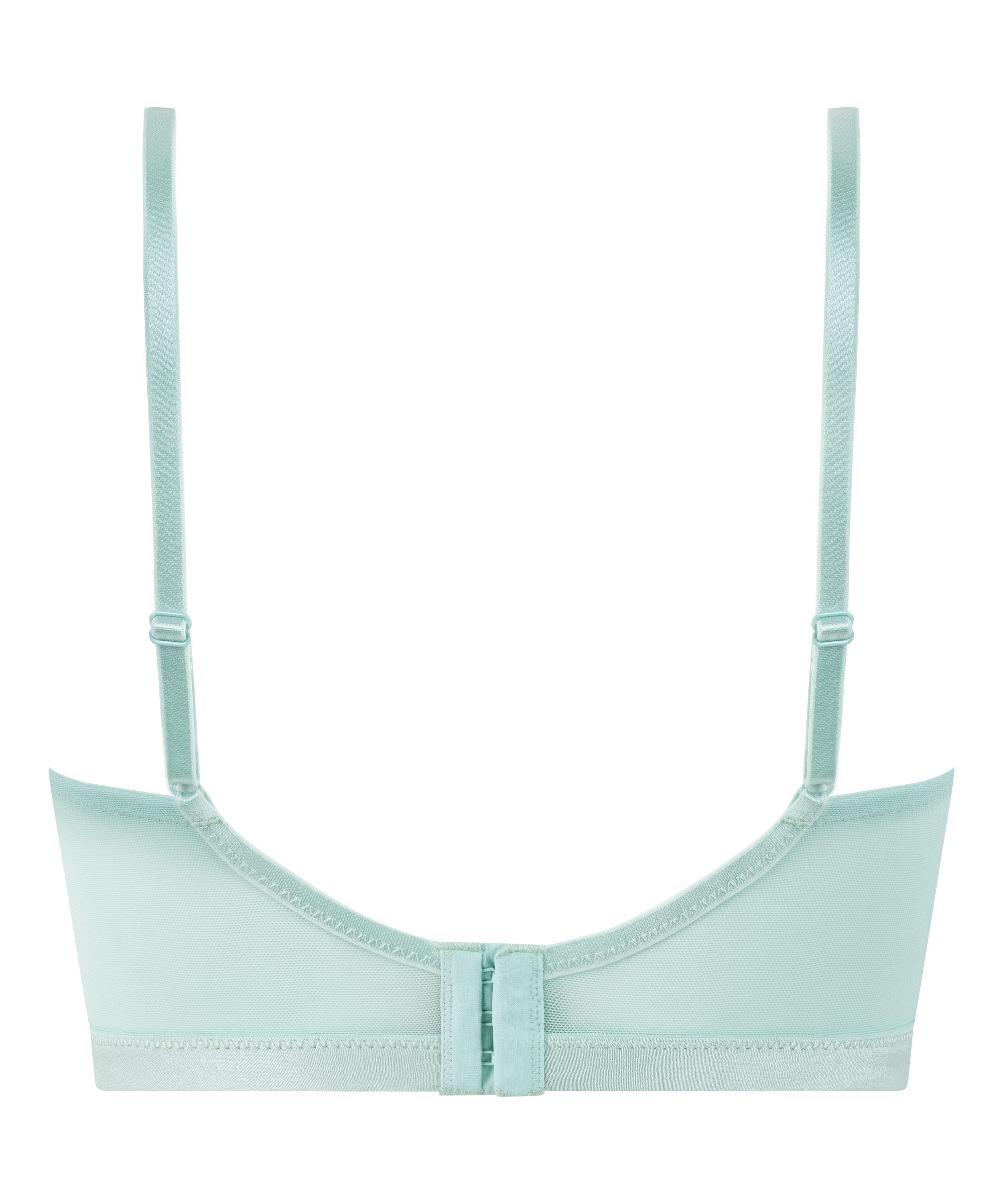 Ashley Padded Underwired Longline Bra, Blue, main