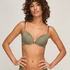 Demi Padded Underwired Bra, Green