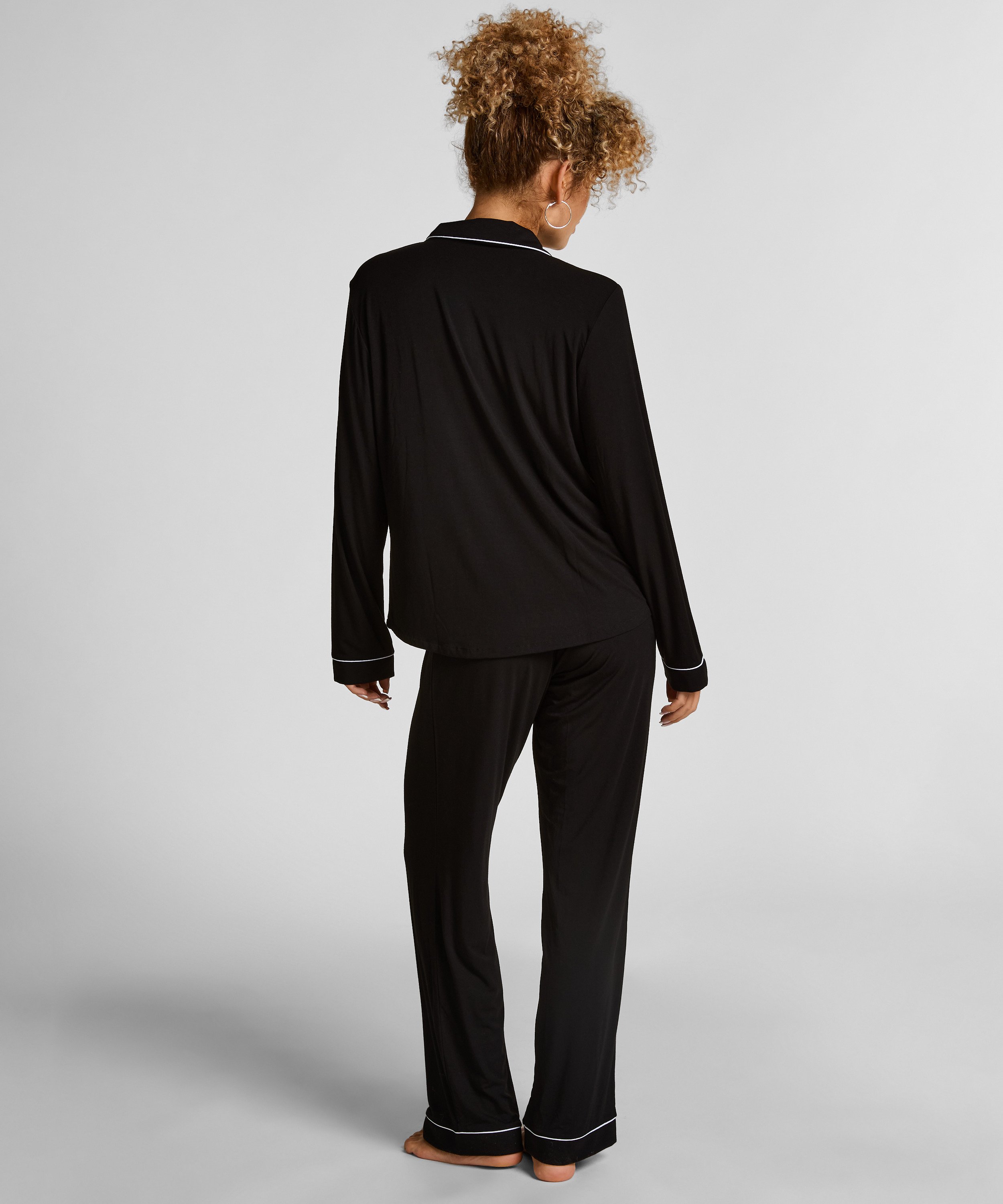 Essential Jersey Long-Sleeved Jacket, Black, main