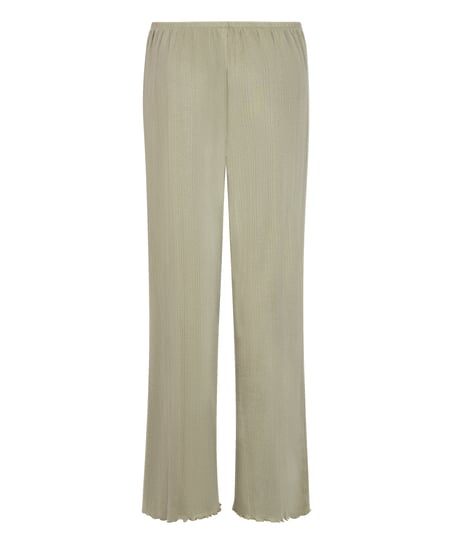 Pyjama Pant Loose Pointelle, Green