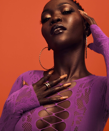 Lace Body Nyakim, Purple