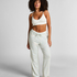 Florecita Pyjama Pants, White