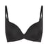 Smooth Padded Underwired Bra, Black