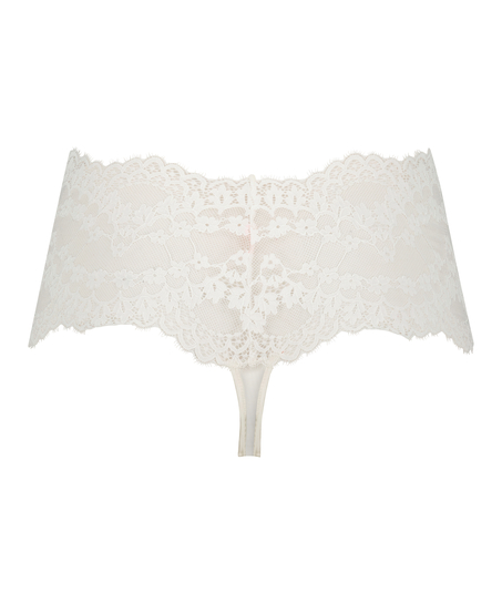 Daisy thong boxers, White