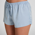 Ayla Satin Shorts, Blue