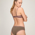 Demi Padded Underwired Bra, Brown